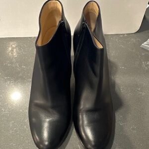 Belle Leather Red Sole Ankle Boots